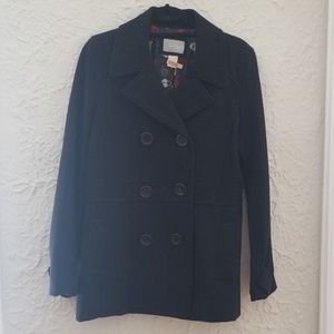 Delia's Black Pea Coat